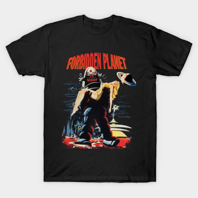 Forbidden Planet T-Shirt by ramonagbrl